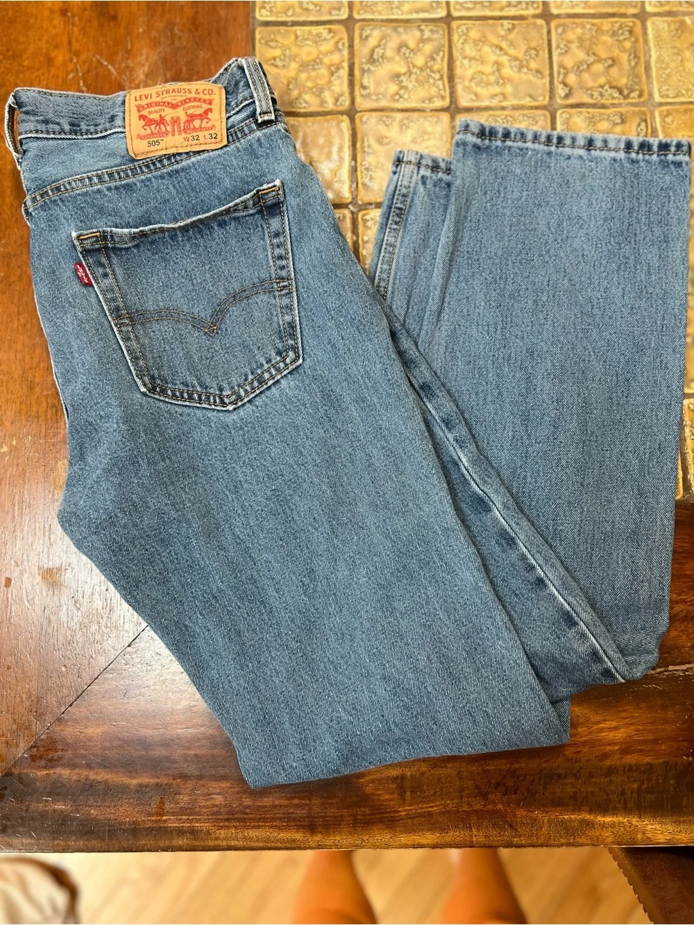 Levi's Men's Light Blue Straight-Leg Jeans